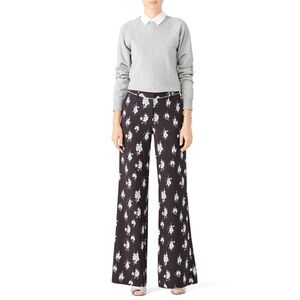 Derek Lam 10 Crosby | Cluster Floral Pajama Trouser Pants In Multi Womens Size 4